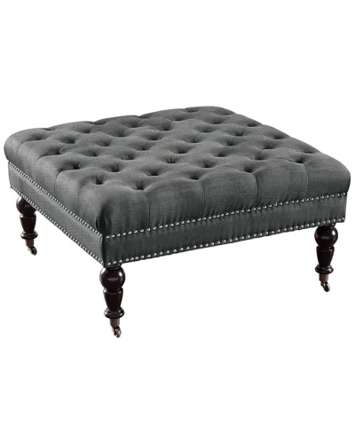 Linon Furniture Linon Isabelle Square Tufted Ottoman