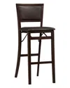 Linon Furniture Linon Keira Folding Bar Stool In Red