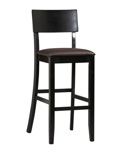Linon Furniture Linon Torino Bar Stool In Black