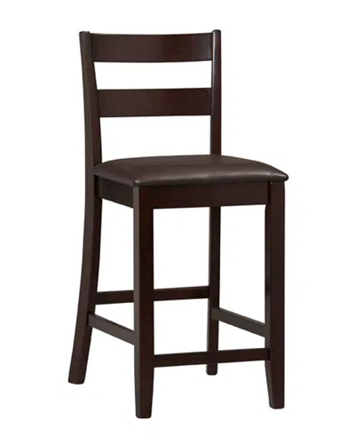 Linon Furniture Linon Torino Counter Stool In Red