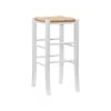 Linon Gianna Backless Barstool White Set Of 2 In White