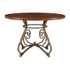 Linon Glenside Dining Table In Brown