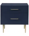 Linon Gwyneth Glam 2-drawer Night Stand