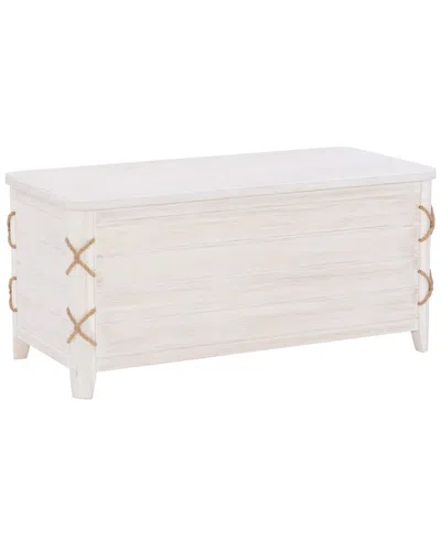 Linon Hattie Rope Cedar Chest In Neutral