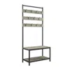 Linon Hayden Hall Tree Grey In Gray