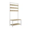 Linon Hayden Hall Tree White In Neutral