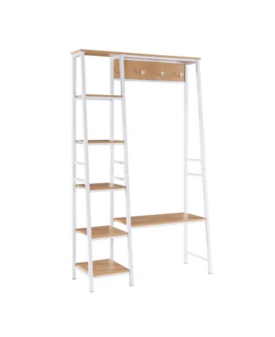 Linon Home Decor Aiden Hall Tree In White