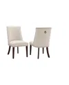 Linon Home Decor Powell Furniture Allard Upholstered Dining Chairs