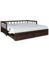 Linon Hope Daybed In Brown