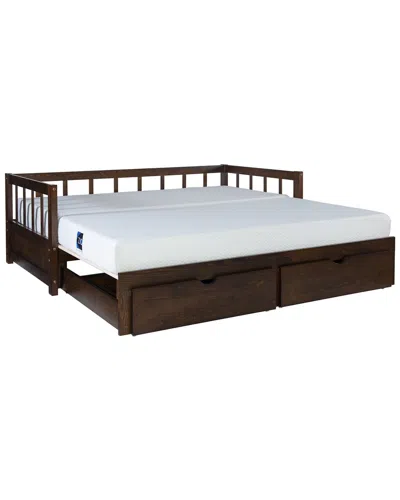 Linon Hope Daybed In Brown