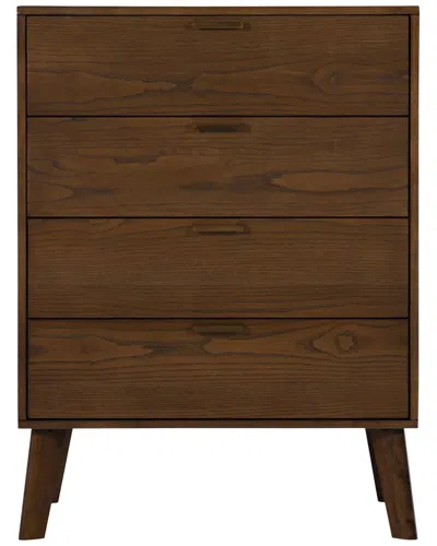 Linon Hudson 4-drawer Chest In Brown