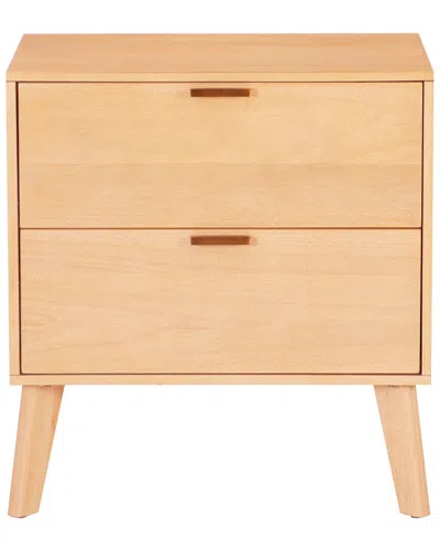 Linon Hudson Nightstand In Neutral
