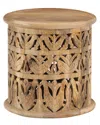 Linon Isla Natural Side Table