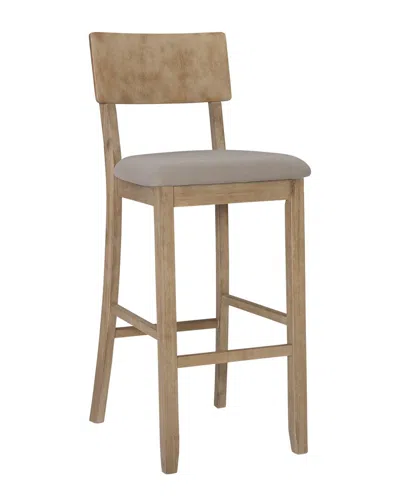 Linon Jordan Bar Stool In Neutral