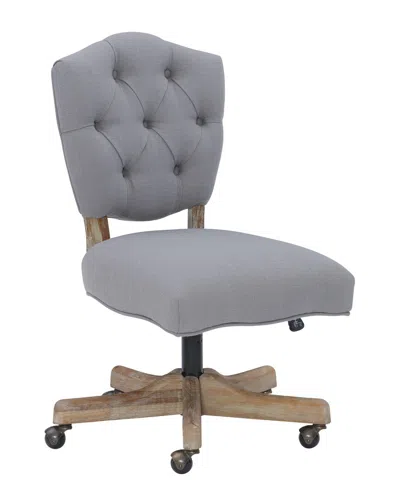 Linon Katie Office Chair In Blue