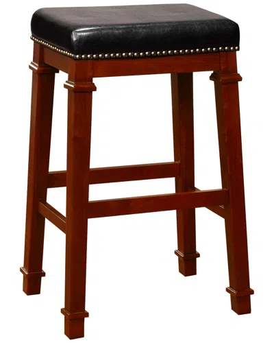Linon Kennedy Backless Bar Stool In Brown