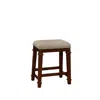 Linon Kennedy Backless Tweed Counter Stool In Brown