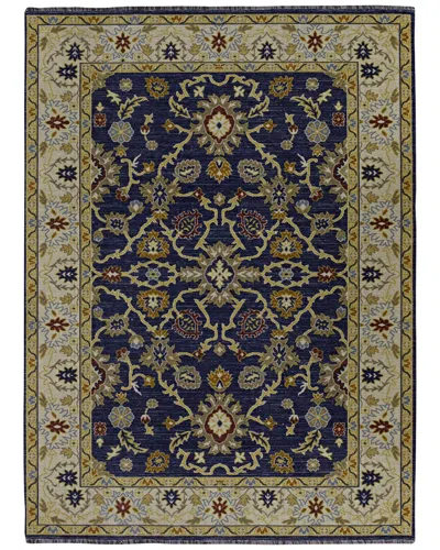 Linon Laurel Marmara Accent Rug In Blue