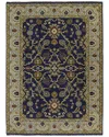 Linon Laurel Marmara Accent Rug In Navy