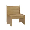 Linon Linson Small Back Rest Bench Honey In Brown