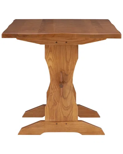 Linon Luca Dining Table In Brown