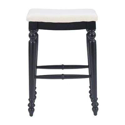 Linon Marino Backless Barstool In Black