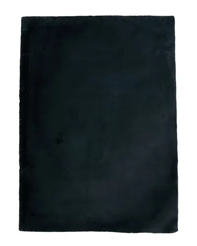 Linon Maven Soft Area Rug In Black