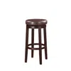 Linon Maya Brown 29 Inches Bar Stool In Brown