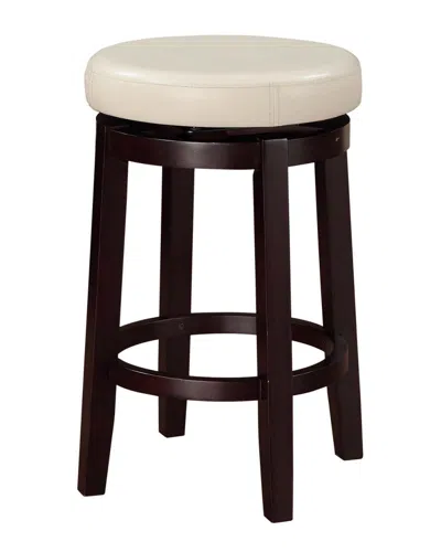 Linon Maya Counter Stool In White