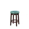 Linon Maya Teal 24 Inches Counter Stool In Blue
