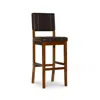 Linon Milano Bar Stool Brown 30 In Black