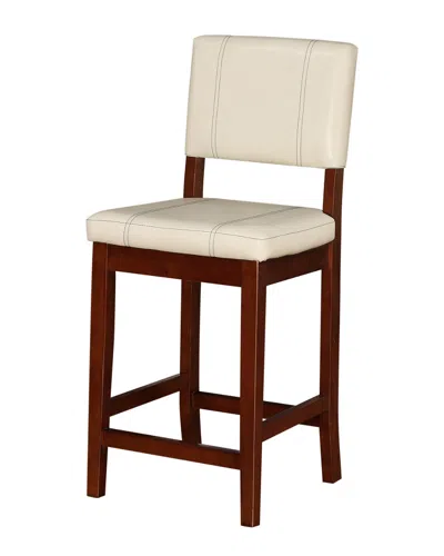 Linon Milano Counter Stool In Brown
