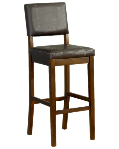 Linon Milano Counter Stool In Brown