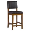 Linon Milano Counter Stool Brown 24