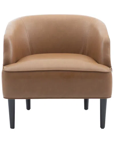 Linon Milley Accent Chair In Brown