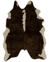 Linon Mini Brindle Design Area Rug In Brown