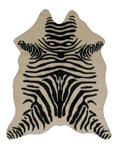 LINON LINON MINI ZEBRA DESIGN AREA RUG