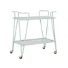 Linon Mint Mid-century Bar Cart In Green