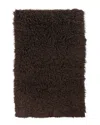 Linon New Flokati 1400gr Wool Area Rug In Brown