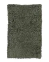 Linon New Flokati 1400gr Wool Area Rug In Green