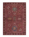 Linon Oakland Austell Polyester Rug In Red