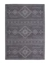 Linon Oakland Ivan Polyester Rug In Grey