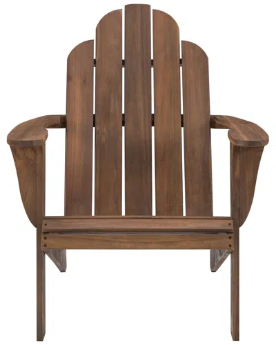 Linon Outdoor Adirondack Chair In Brown