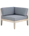 Linon Outdoor Corner Chair In Brown