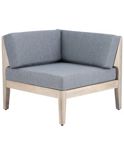 Linon Outdoor Corner Chair In Brown