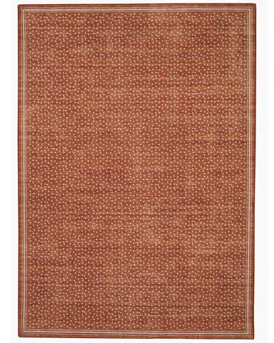 Linon Outdoor Washable Estero Rug In Orange