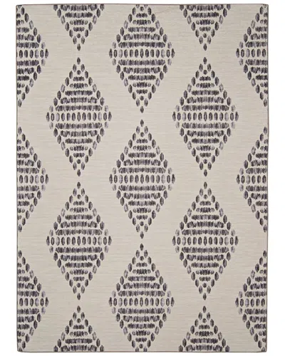 Linon Outdoor Washable Navarre Rug In Ivory