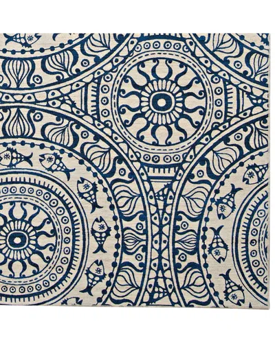 Linon Outdoor Washable Ormond Rug In Gray