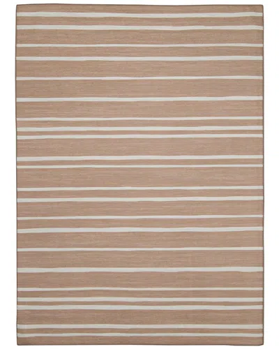 Linon Outdoor Washable Weston Rug In Tan