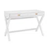 Linon Peggy White Writing Desk In White